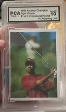 Tiger woods 1 Of 3 Promotional Rookie Card PCA Grade 10