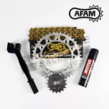 AFAM Recommended Gold Chain and Sprocket Kit to fit Bultaco 50 Astro SM