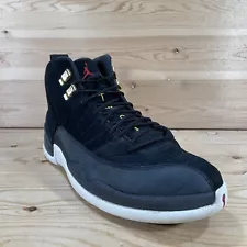 Nike Air Jordan 12 Retro Reverse Taxi 2019 Men’s 12.5 Black White Red 130690-017