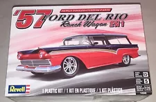 Revell DENTED BOX 1957 Ford Del Rio Ranch Wagon 2n1 1:25 model car kit 14548