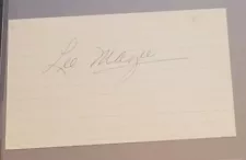 SCARCE BANNED FROM BASEBALL LEE MAGEE AUTOGRAPH CARD FANTASTIC GAMBLING