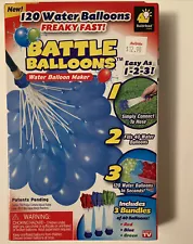 New! BulbHead Battle Balloons! 120 Water Balloons Maker!