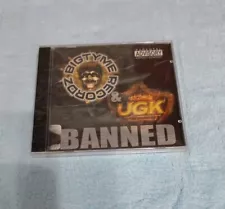 UGK BANNED 2002 REISSUE CD BIG TYME BUN B PIMP C UNDERGROUND KINGZ RARE SCREW