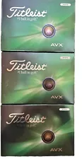 Titleist AVX Golf Balls-New 3 Dozen