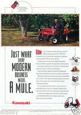 1995 Print Ad of Kawasaki Mule 2510 ATV