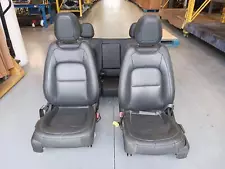 '15-'22 CHEVROLET COLORADO Crew Cab black leather seat set OEM