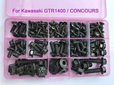 For Kawasaki GTR1400 / CONCOURS Fairing Bolts Bodywork Screws Kit 2007-2017 F35