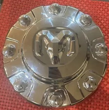 1 OE OEM CHROME 17" Steel Wheel FRONT Center Cap for 2019-2021 Ram 3500 Dually