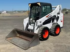 2018 Bobcat S570 Skid Steer Wheel Loader Diesel Aux Hyd A/C Cab bidadoo