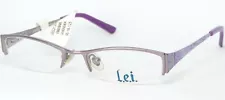 NEW W/ TAG L.e.i. LEIG212 LAVENDER EYEGLASSES GLASSES FRAME LEI 212 45-16-125mm