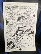 Knuckles comic Issue #18 Original Art unknow page #