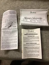 The Weatherby Mark V Mag Original Manual! Rare! New