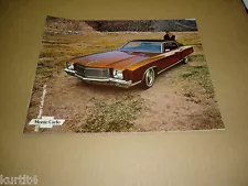 1971 Chevrolet Monte Carlo SS sales brochure dealer literature ORIGINAL (For: Chevrolet Monte Carlo)