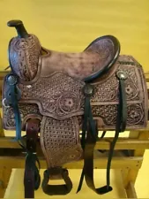 WILDRACE New Western Pleasure Trail Leather Saddle