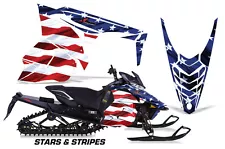 Snowmobile Graphics Kit Decal Sticker Wrap For Yamaha Viper 2014-2016 USA FLAG (For: 2014 Yamaha)