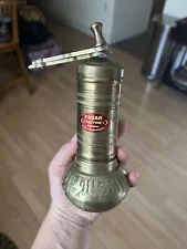 Traditional Turkish Handmade Brass Coffee Grinder Mill