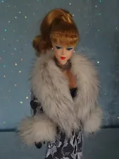 AllforDoll Mink fur COAT for 11.5 -12" Fashion Royalty Silkstone Vintage Barbie