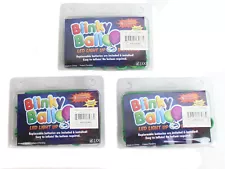 Lot of 3 Packs of 5 LED Light Up Blinky Balloons Green Birthday St. Patricks Day