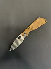 Strider Knives SnG CTS XHP Tiger Stripe Orange Black GG G10