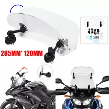 Universal Motorcycle Adjust Windscreen Wind screen Deflector Motorbike Windshiel (For: Matchless Clubman)