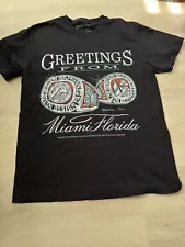 Miami Dolphins X Duvin Design Super Bowl Ring Shirt Men’s Size Medium