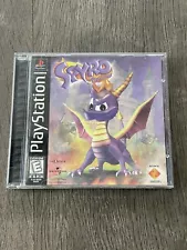 Spyro the Dragon (Sony PlayStation 1, 1998) CIB, Black Label, PS, PS1