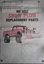 Western Meyers Snow Plows Poster