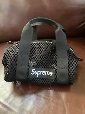 Supreme Mesh Mini Duffle Bag (Black)