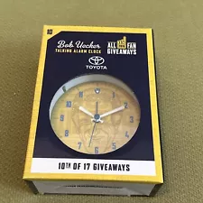 Bob Uecker Talking Alarm Clock Milwaukee Brewers Baseball All-Fan Giveaway 2016