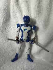 Saban Bandai 2008 Power Rangers Jungle Fury Jaguar Master Blue Ranger Figure