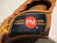 FedMart Rawhide Lace 'The Pro" Junior Baseball Glove Top Grain Cowhide, FM-O