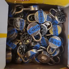 Master Lock Combination Padlock Lot Of 60+