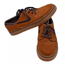 NIKE Zoom Stefan Janoski Suede Sneakers Hazelnut/Baroque 333824-214 Mens 7.5