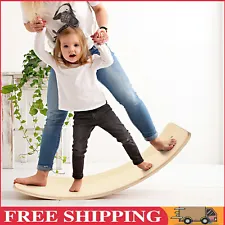 Balance Board Kids, Wobble Board 33 Inch, Wooden Wobble Balance Board for Adults