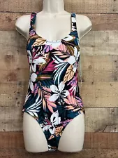 Bathing Suits for Women Size S 4-6 Kona Sol Twist-Back One Piece Swimsuit jm