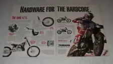 1989 Yamaha YZ250 and YZ125 Motorcycles Ad - Hardware for the hardcore