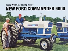 1964 Ford Commander 6000 Tractor NEW METAL SIGN: 9 x 12" Free Shipping