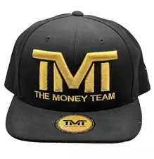 The Money Team TMT Floyd Mayweather Snap Back Retro Baseball Cap GOLD TMT!