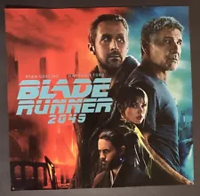 Blade Runner 2049 14.5” X 14.5” Promo Sign. Reversed Image On Back.