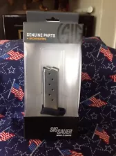 SIG Arms P938 7 ROUND 9MM MAGAZINE STAINLESS (NIB)