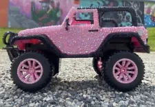 barbie jeep remote control. Rhinestone.