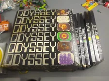 1972 Magnavox Odyssey System 8 game carts, 6 in original Box + Overlays Complete