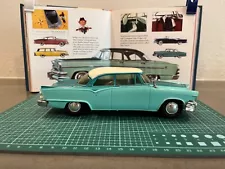 1955 DODGE CUSTOM ROYAL TRI-COLOR PROMO NON- FRICTION MODEL CAR AMT SMP