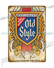 Old Style Beer bar pub drink metal tin sign unframed artwork for sale