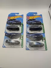 Hot Wheels Tesla Model S Blue #226 HW Green Speed For Sale LOT of 4 NO STH