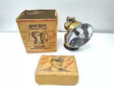 New ListingVintage AUTO LITE USA Carbide Miners Lamp with Original Box