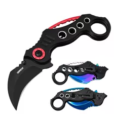 7.4" Karambit Folding Knife Folding Karambit Knife Spring Assisted Knife