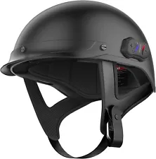 (USED) Sena Cavalry, Bluetooth Half Helmet, Matt Black, Glossy Black - PREOWNED