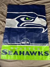 Seattle Seahawks Banner Flag Vertical 36x27 Inch