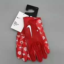 Nike Vapor Jet 7.0 Football Gloves Ohio State Buckeyes (DX5248-623) Mens Sz XXL